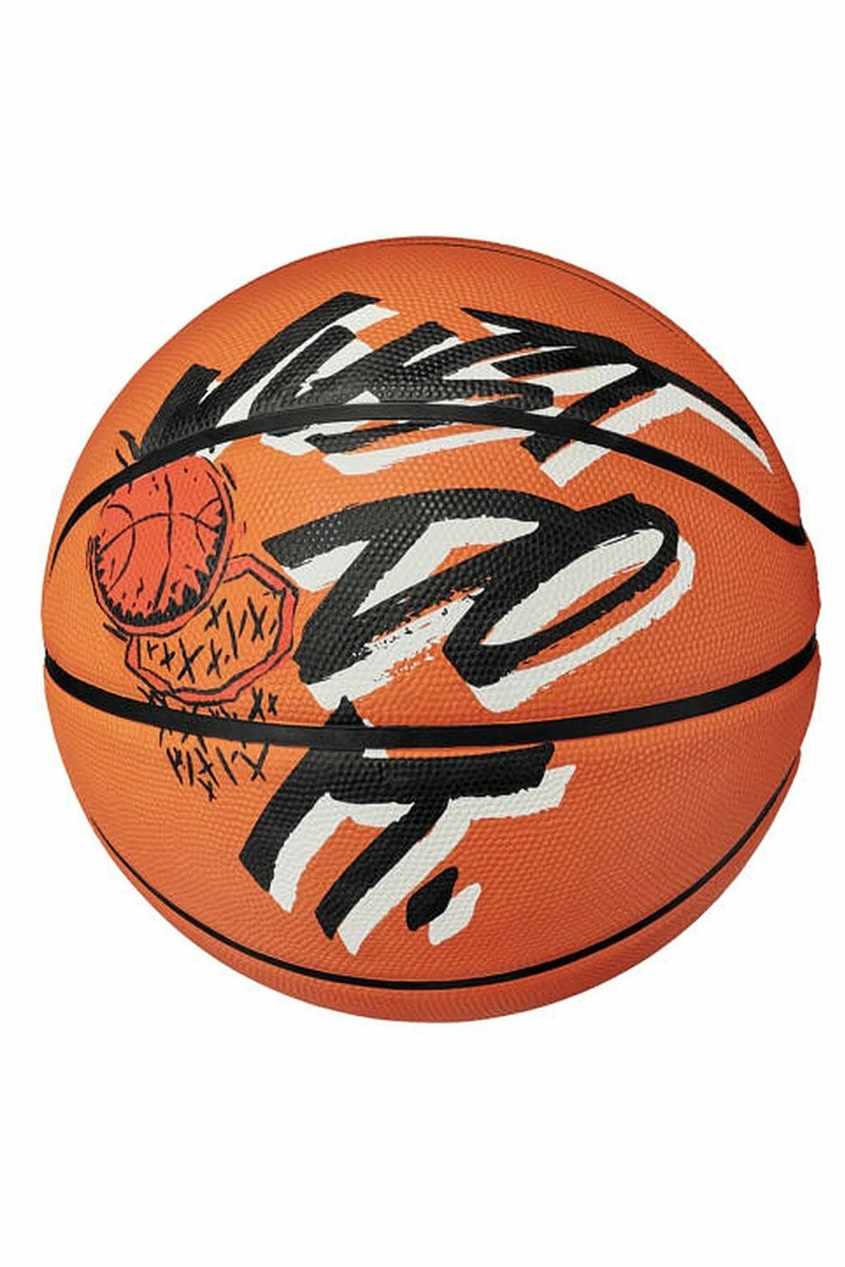 Nike Everyday Playground 8P Graphic Amber/White/Black Deflated No 7 Basketbol Topu N.100.4371.877.07