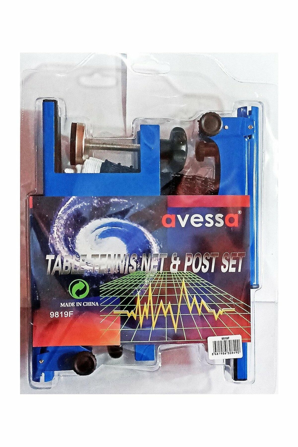 Avessa 9819F Net & Post Set Masa Tenisi Mengeneli File & Demir Montaj Seti