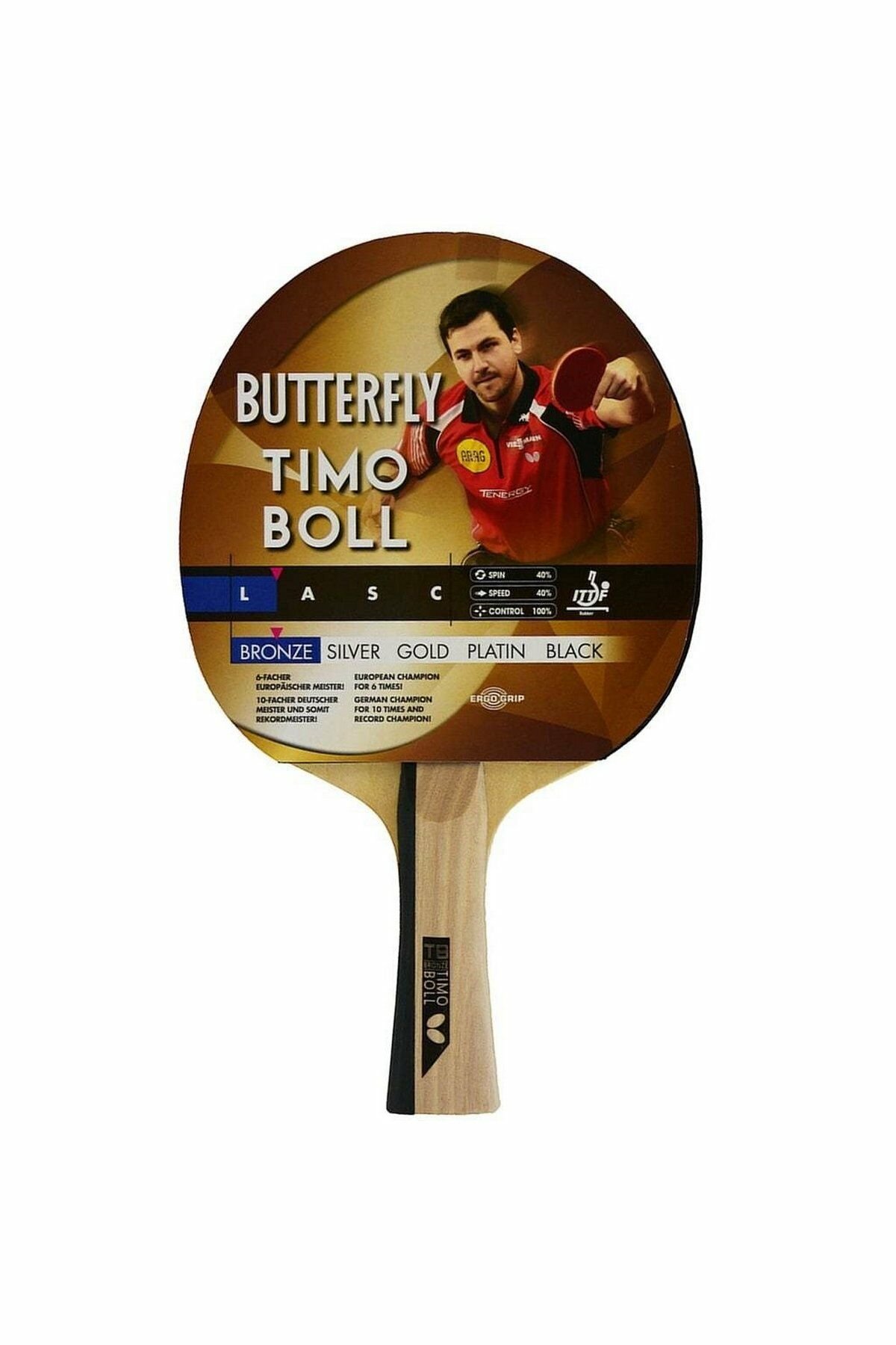 Butterfly 85011S Timo Boll Bronze Masa Tenisi Raketi