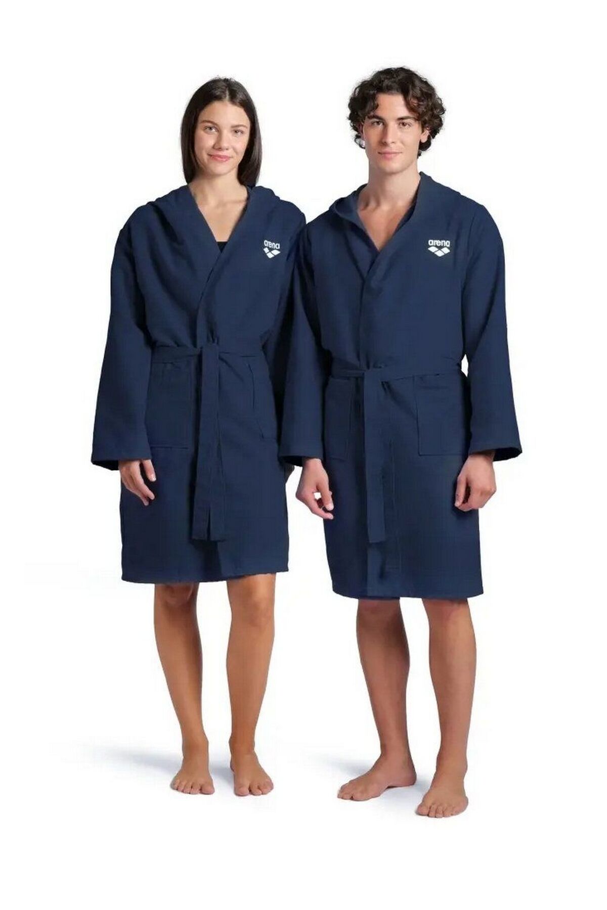 Arena Compact Microfiber Robe Unisex Havuz Deniz Yüzücü Bornoz Lacivert 009034710