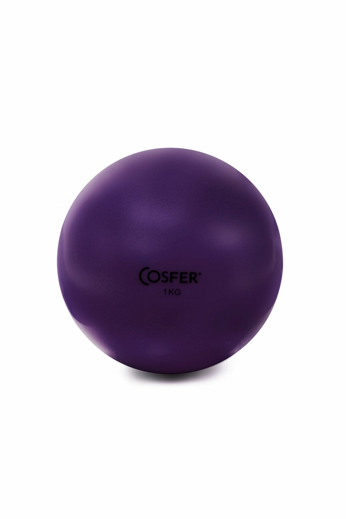 Cosfer Pilates Antrenman Ağırlık Topu Toning 1 Kg Mor
