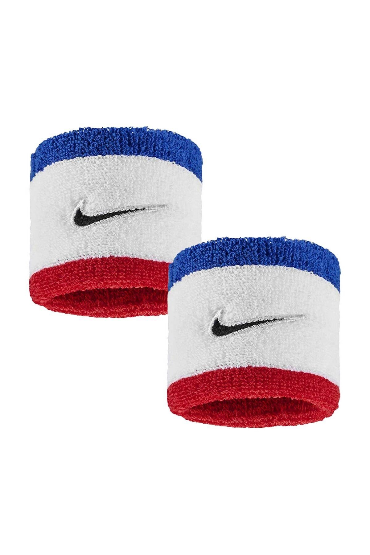 Nike Swoosh Classic Wristbands 2Pk Game Royal/Red Unisex Sporcu Havlu Bileklik Mavi/Kırmızı N.101.2405.467.OS
