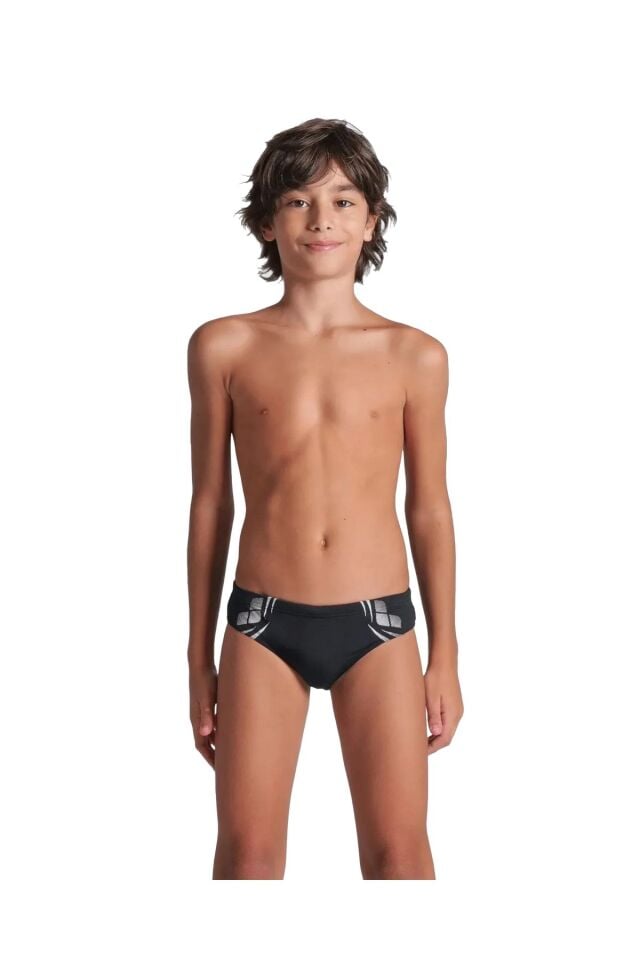 Arena Boy's Arena Poseidonia Swim Briefs Erkek Çocuk Yüzücü Mayo Siyah 009009501