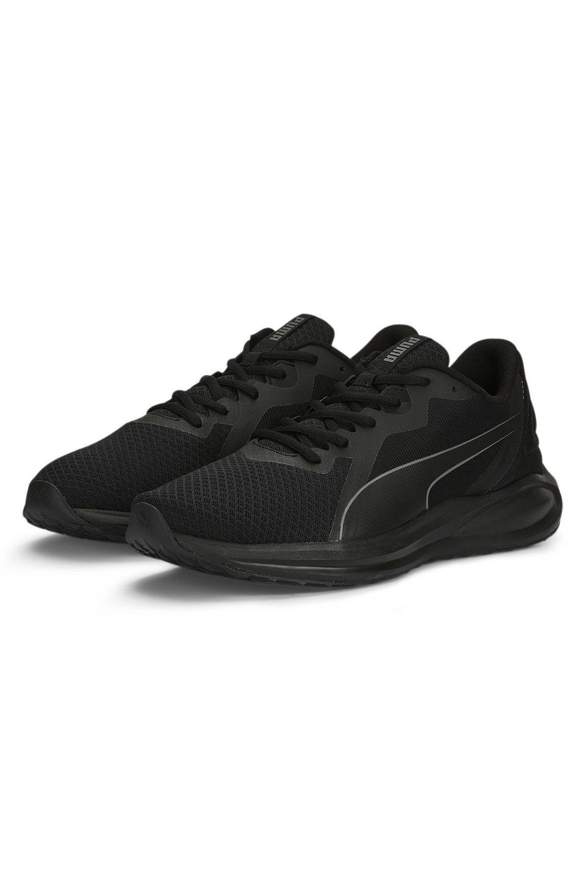 Puma Twitch Runner Fresh Puma-Black Cool Dark Gray Erkek Spor Koşu Ayakkabısı Gri 37798102