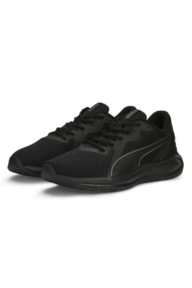 Puma Twitch Runner Fresh Puma-Black Cool Dark Gray Erkek Spor Koşu Ayakkabısı Gri 37798102