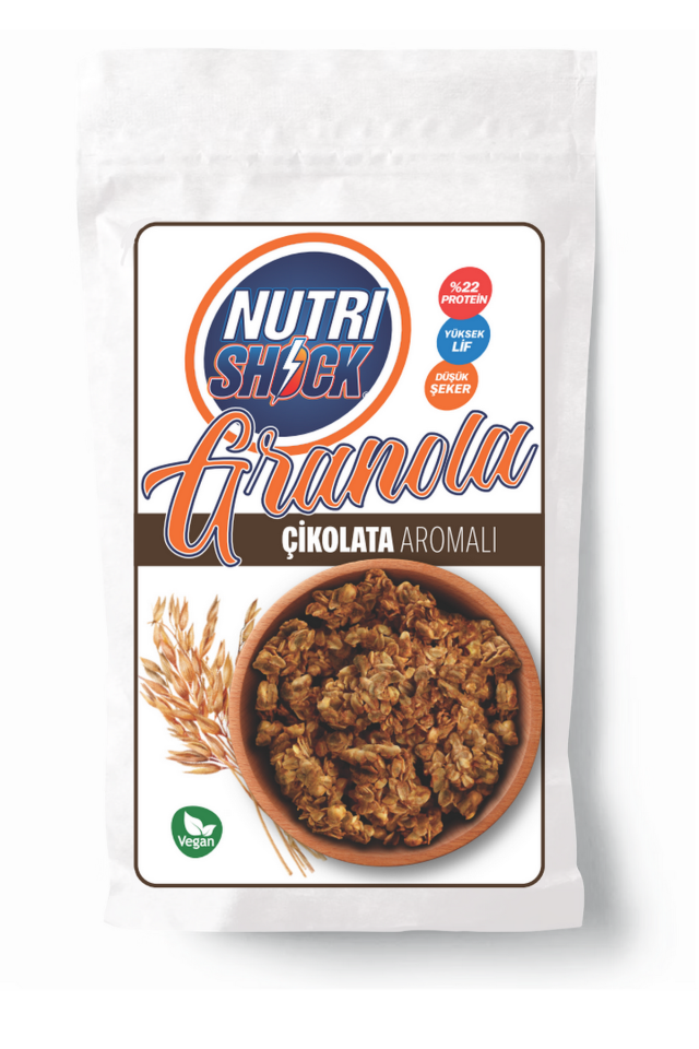 NutriShock Granola Çikolata Aromalı 240g