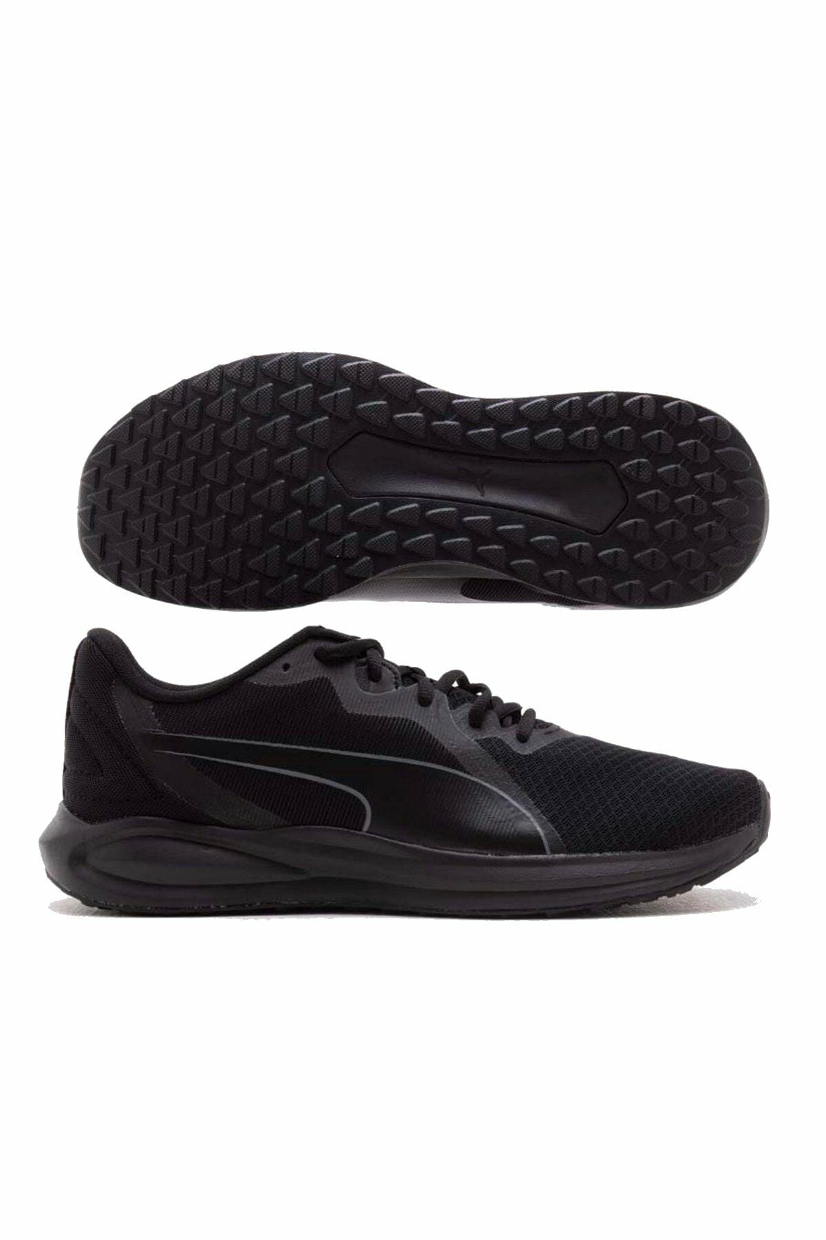Puma Twitch Runner Fresh Puma-Black Cool Dark Gray Erkek Spor Koşu Ayakkabısı Gri 37798102 42
