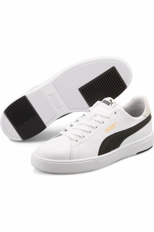 Puma Serve Pro Lite White-Black Puma Team Gold Erkek Spor Ayakkabı Beyaz 37490208