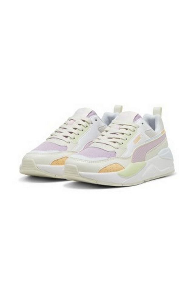 Puma X-Ray 2 Square Gray-Grape White-Peach Fizz Bayan Spor Ayakkabı 37310887