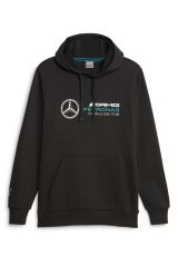 Puma MapF1 ESS Fleece Hoodie Puma-Black Erkek Sweatshirt Siyah 62115901 L