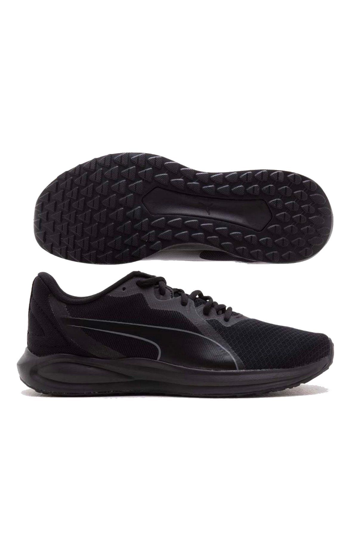 Puma Twitch Runner Fresh Puma-Black Cool Dark Gray Erkek Spor Koşu Ayakkabısı Gri 37798102 42.5