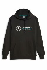 Puma MapF1 ESS Fleece Hoodie Puma-Black Erkek Sweatshirt Siyah 62115901 2XL