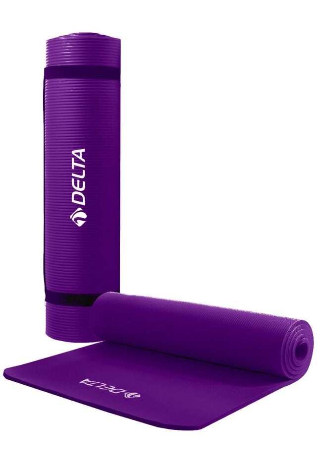 Delta TNF-467 Foam Pilates Minderi & Yoga Matı 180x60 Cm x 10 Mm Mor