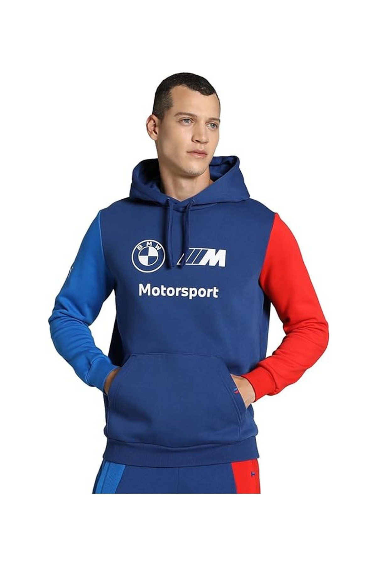 Puma Bmw Mms ESS Motorsport Hoodie Fleece Pro Blue-M Color Erkek Sweartshirt Mavi 62130104 2XL