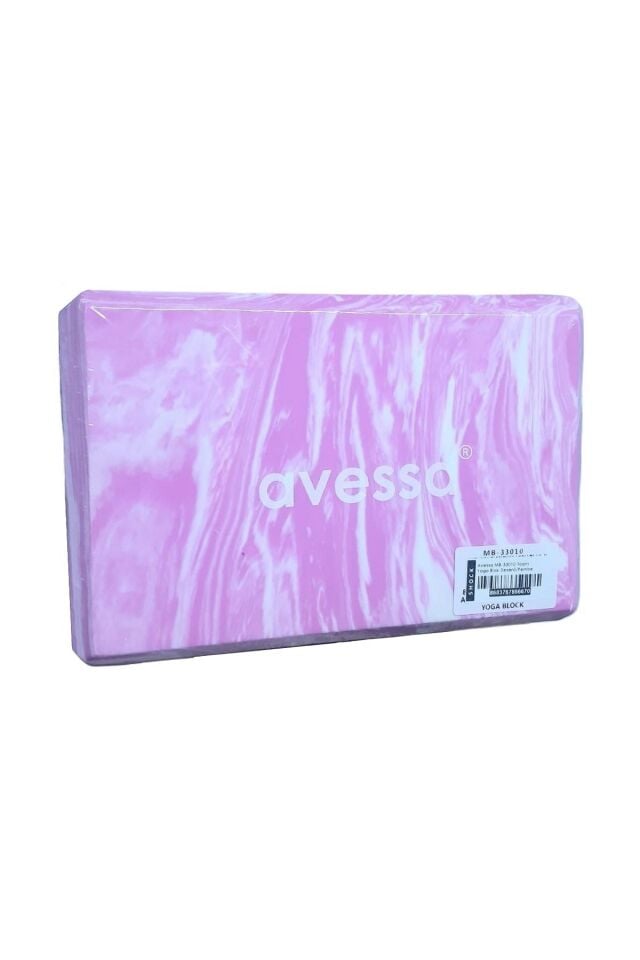 Avessa MB-33010 Foam Yoga Blok Desenli/Pembe
