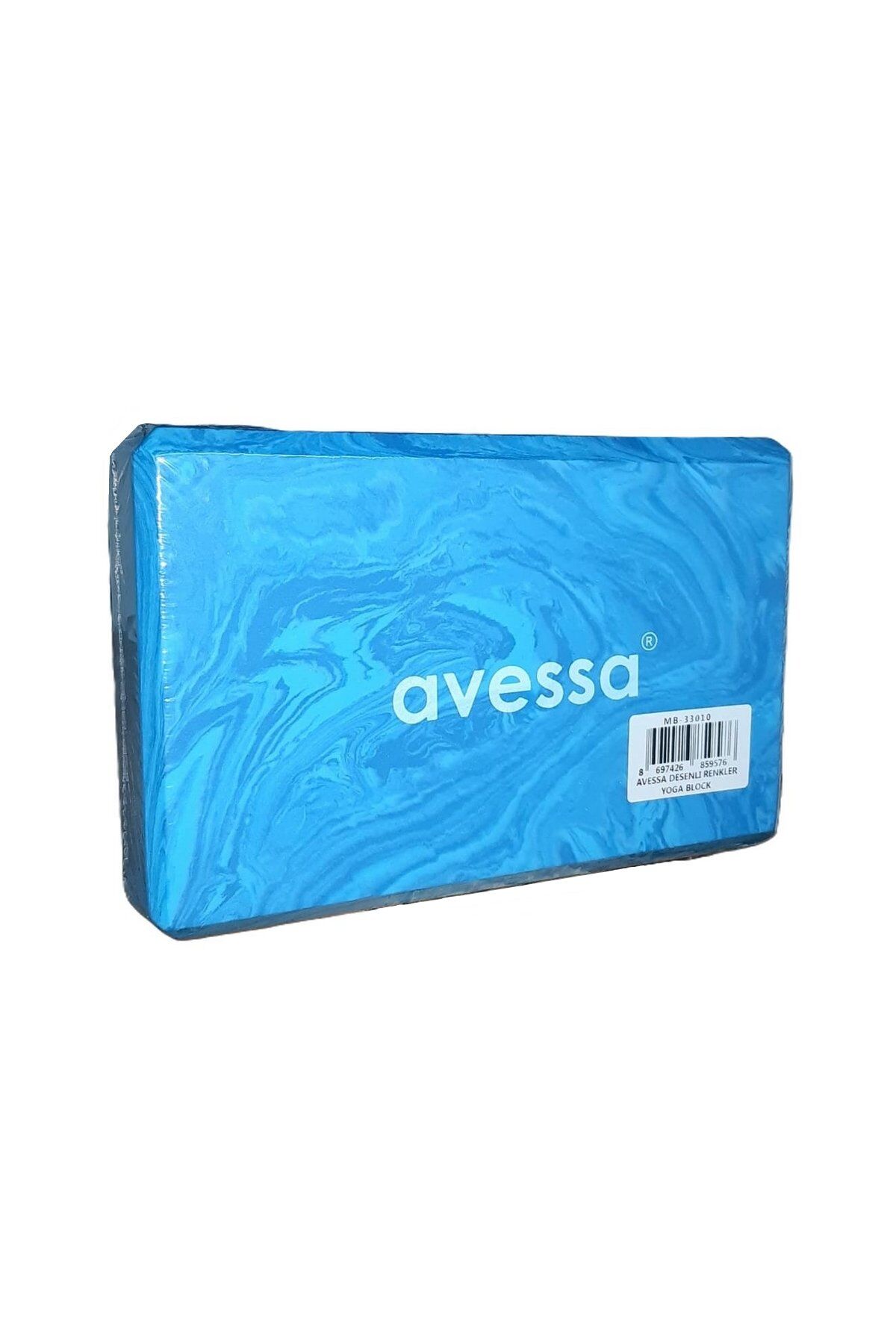 Avessa MB-33010 Foam Yoga Blok Desenli/Mavi