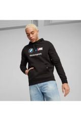 Puma Bmw Mms ESS Motorsport Hoodie Fleece Puma-Black Erkek Sweatshirt Siyah 62130101 S