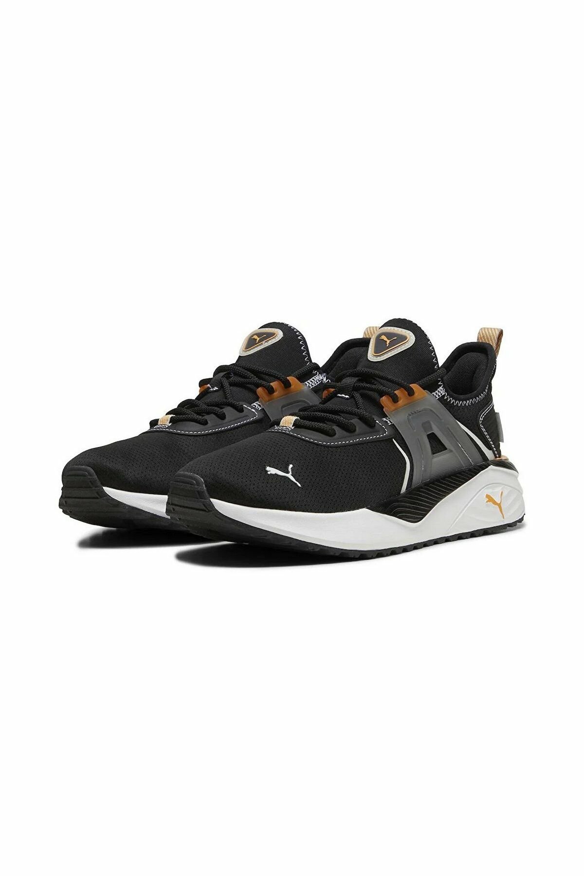 Puma Pacer 23 Desert Road Blk-Mineral Gray-Clementine Erkek Günlük Spor Ayakkabı Siyah 10778302