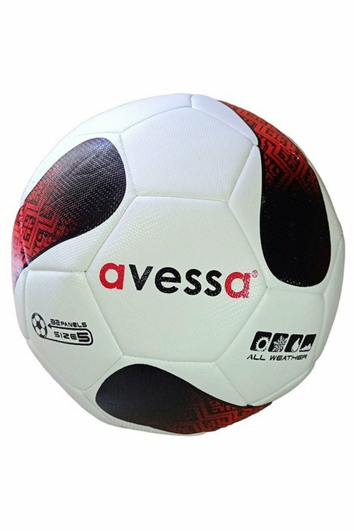 Avessa HFT-4000-100 Hybrid No 5 Futbol Topu Kırmızı\Siyah