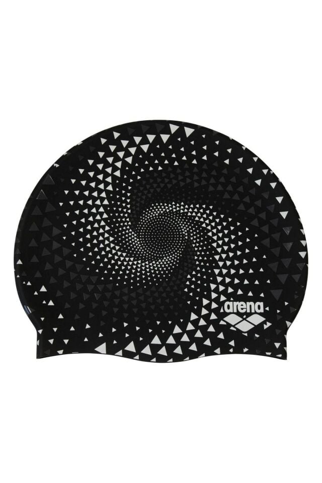 Arena Print 2 Unisex Desenli Yüzücü Bone Siyah/Beyaz 1E368273