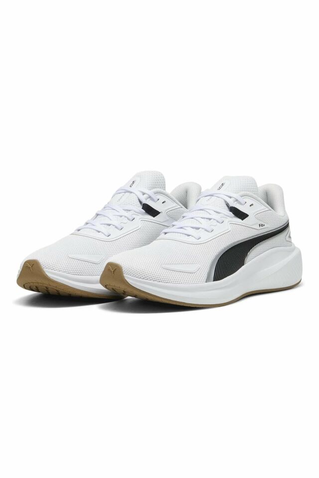 Puma Skyrocket Lite White-Black Silver Erkek Günlük Sneakers Ayakkabı Beyaz 37943711 42.5