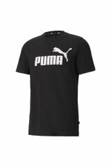 Puma ESS Logo Tee Puma-Black T-Shirt Unisex Günlük Tişört Siyah 58666601 S