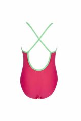Arena Awt Kids Girl One Piece Kız Çocuk Yüzücü Mayo Pembe 003092906 2-3 Yaş