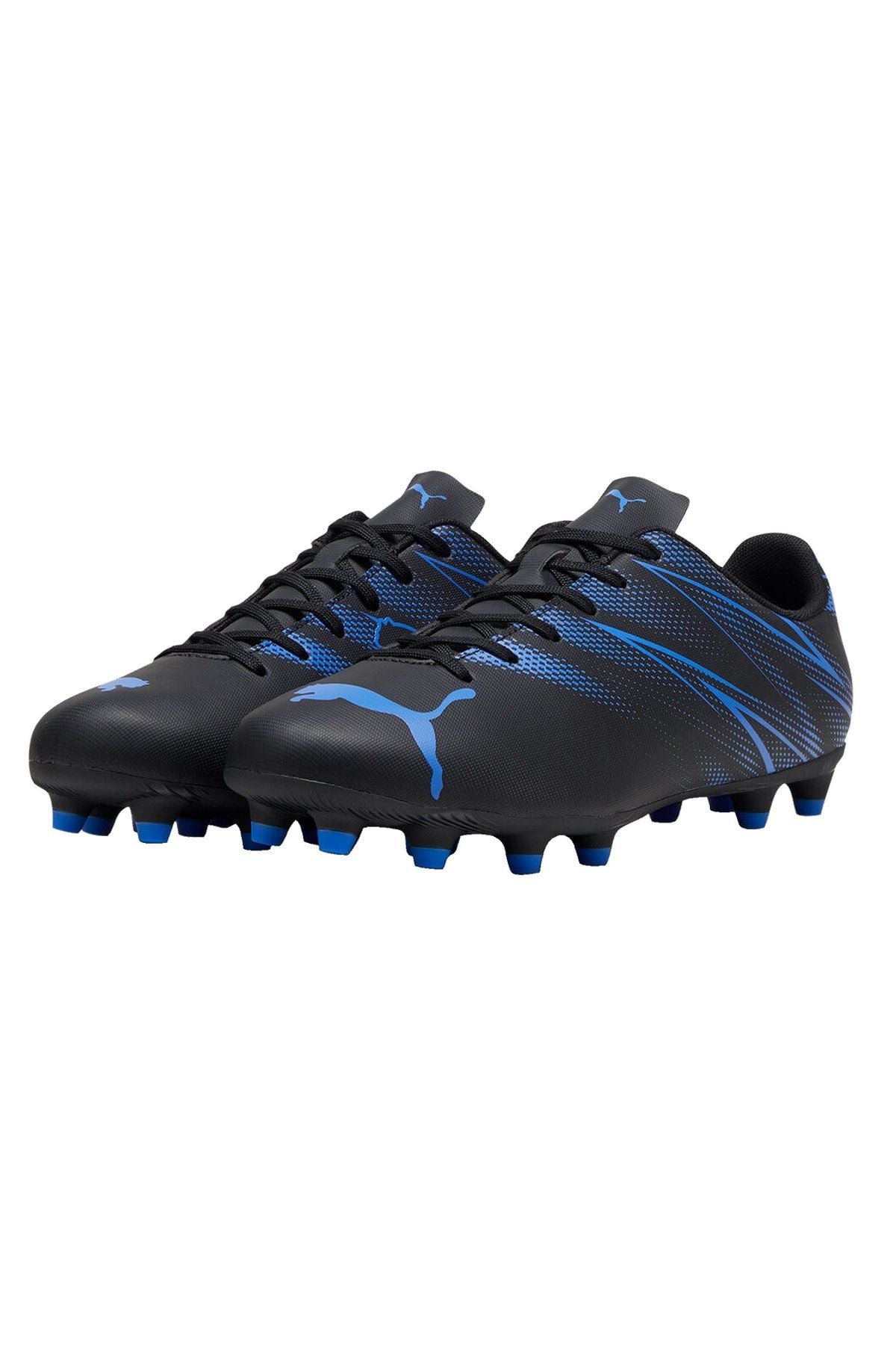 Puma Attacanto Fg/Ag Team Sports Erkek Futbol Krampon Siyah/Mavi 10747708 41