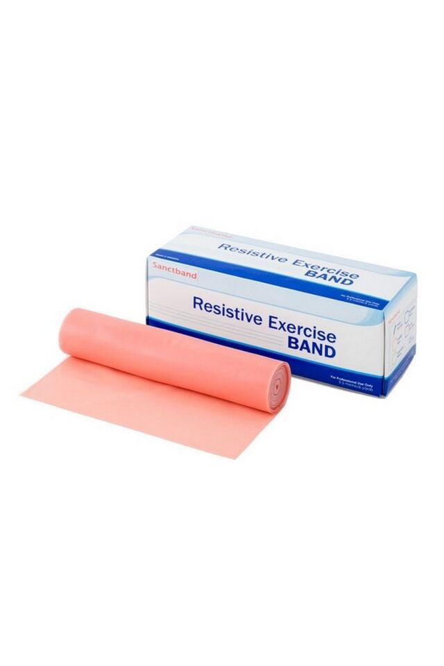 Sanctband Resistive Exercise Band Di̇renç Bandı Extra Light 5.5m Peach