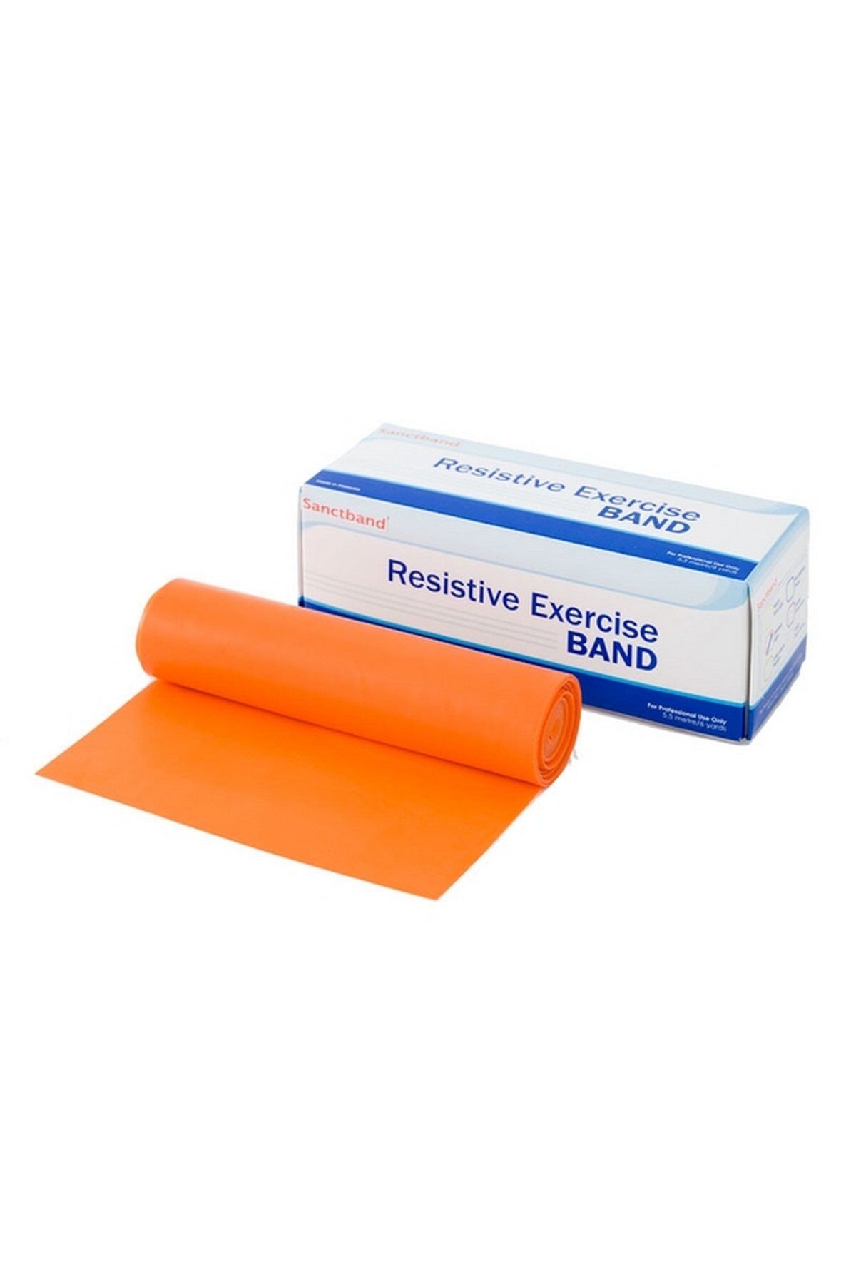 Sanctband Resistive Exercise Band Di̇renç Bandı Light 5.5m Orange