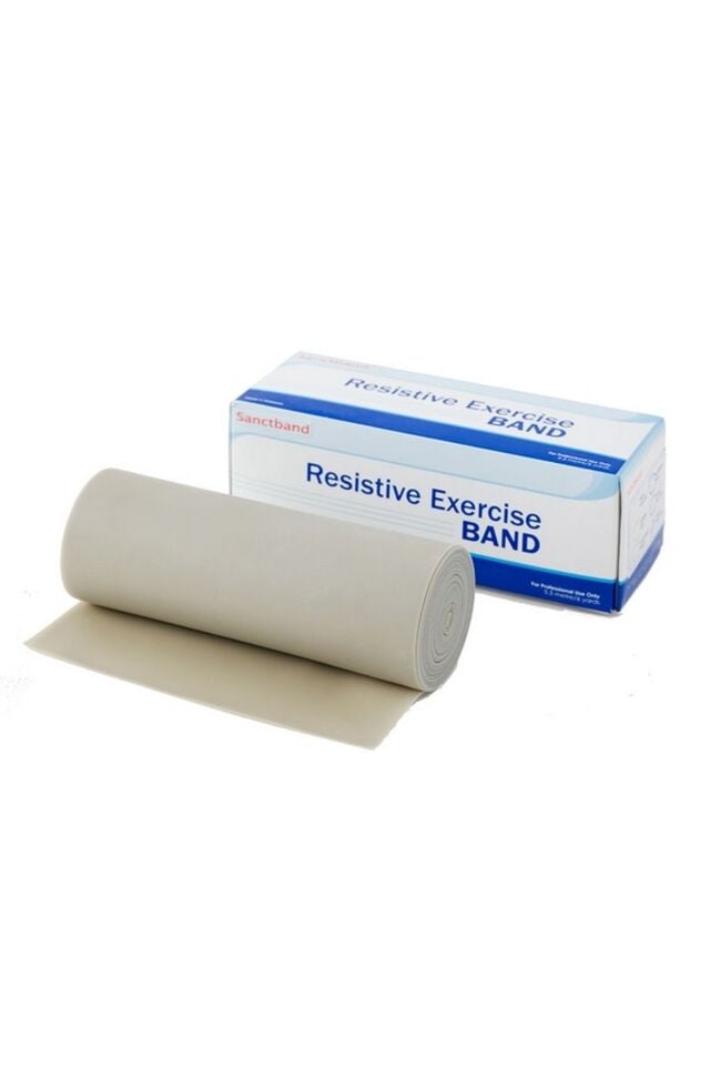 Sanctband Resistive Exercise Band Di̇renç Bandı Super Heavy 5.5m Gray