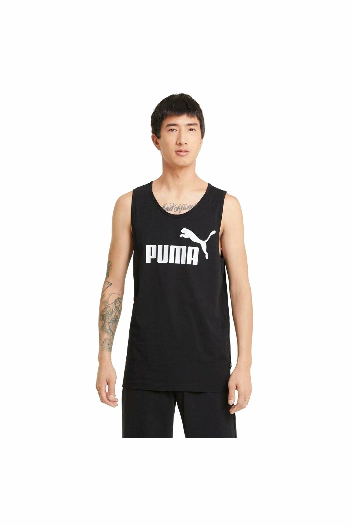 Puma ESS Tank Puma-Black Erkek Günlük Spor Atlet Siyah 58667001 S