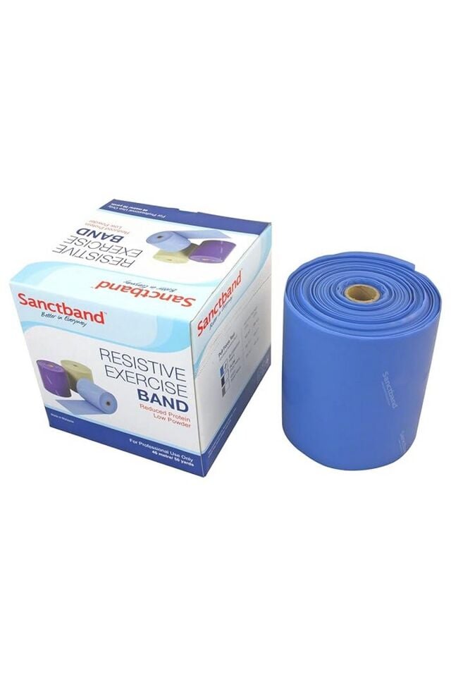 Sanctband Resistive Exercise Band Di̇renç Bandı 46m Strong Blueberry