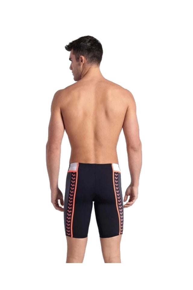 Arena Men's Arena Icons Swim Erkek Yüzücü Jammer Panel Mayo Gri/Siyah 006675551