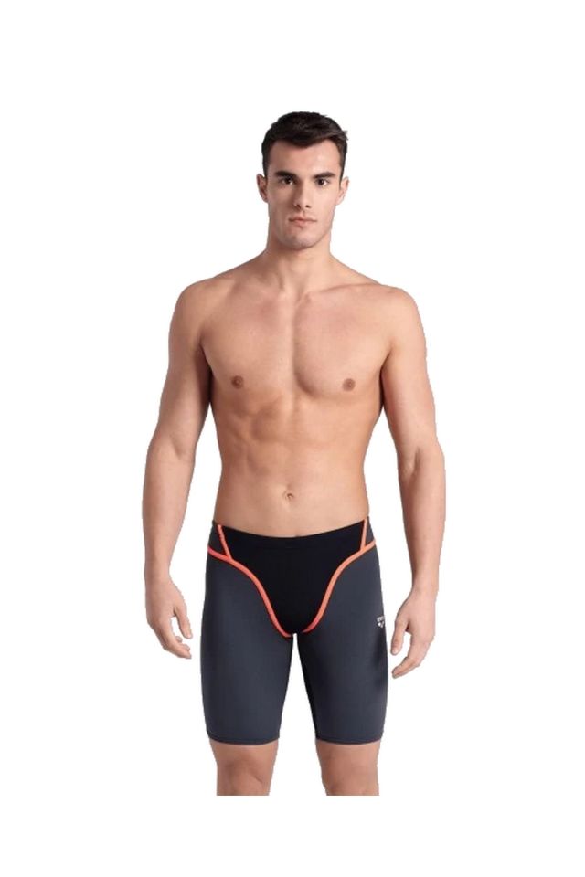 Arena Men's Arena Icons Swim Erkek Yüzücü Jammer Panel Mayo Gri/Siyah 006675551