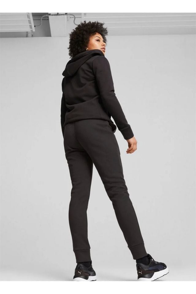 Puma Classic Hooded Tracksuit FL cl Puma-Black Bayan Günlük Eşofman Takımı Siyah 62263701