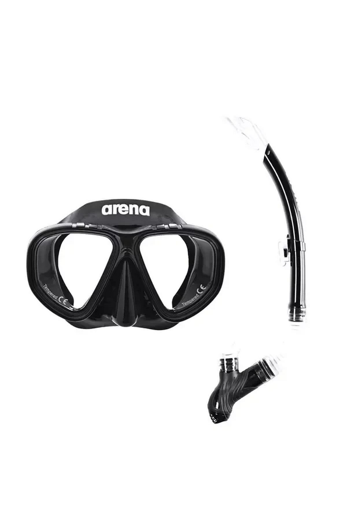 Arena Premium Snorkeling Set Jr Çocuk Şnorkel Maske Set Siyah 002019505