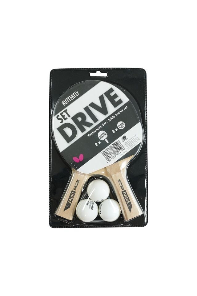 Butterfly 85102 Set Drive 3 Top + 2 Raket Set