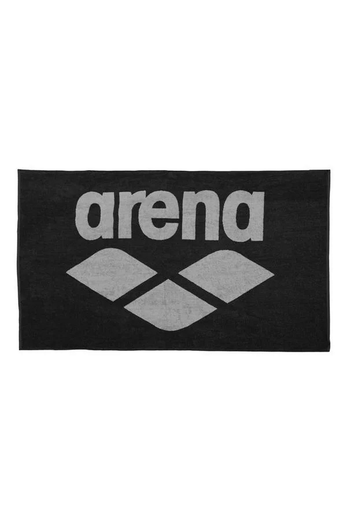 Arena Pool Soft Towel Unisex Yüzücü Havlusu Siyah 001993550