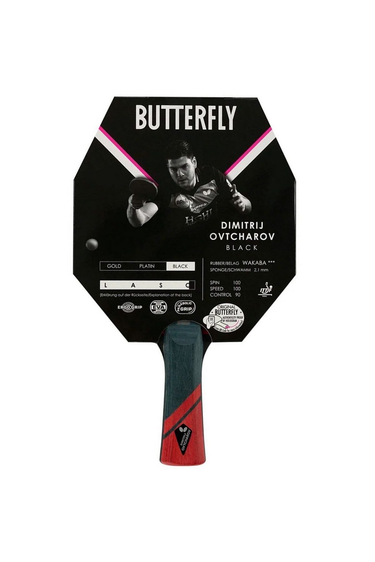 Butterfly 85231 Dimitrij Ovtcharov Series Black M.Tenisi Raket