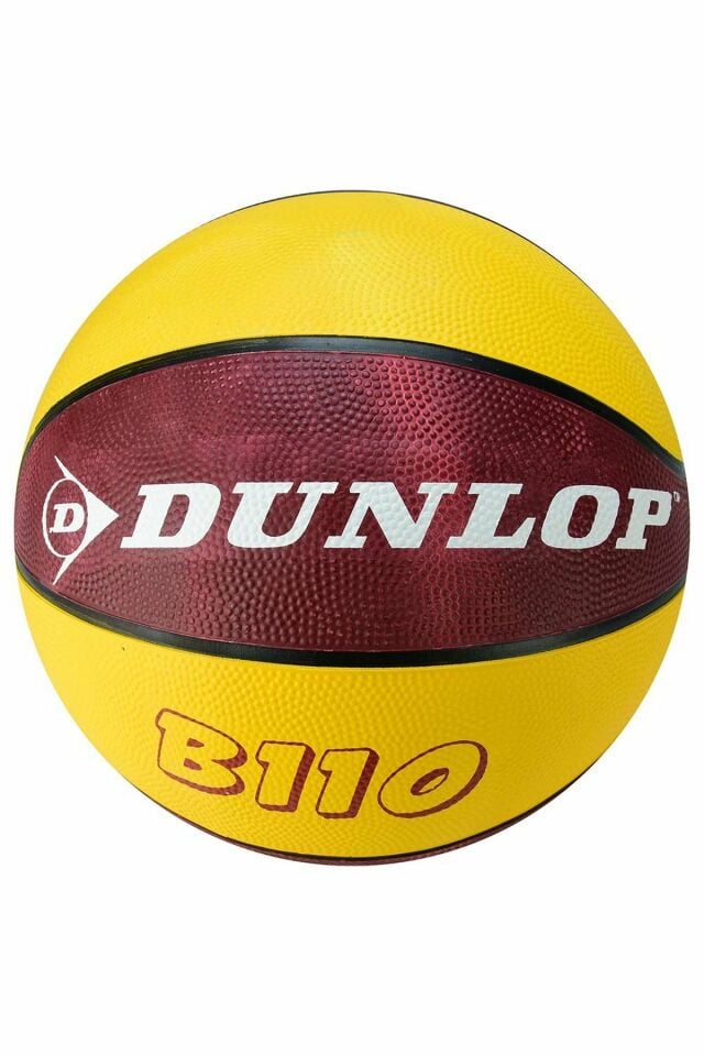 Dunlop B110 Kauçuk No 7 Basketbol Topu Sarı/Kırmızı