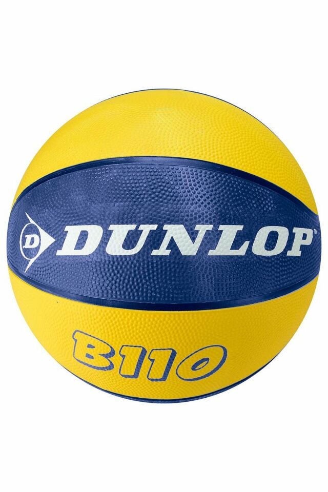 Dunlop B110 Kauçuk No 7 Basketbol Topu Lacivert/Sarı