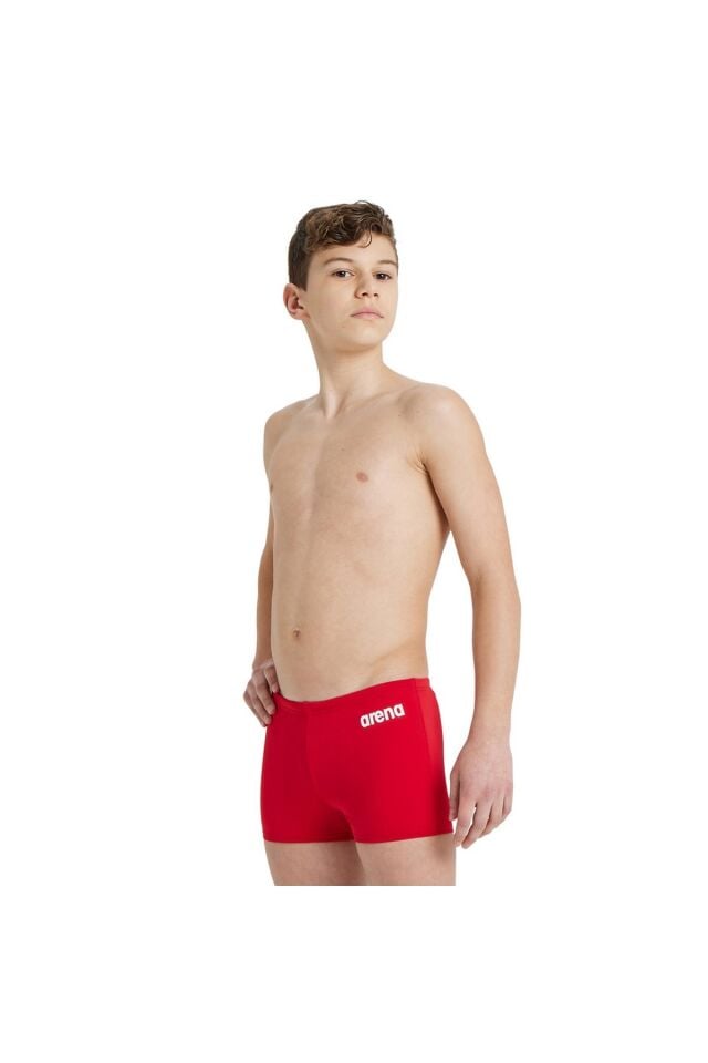 Arena Boy's Team Swim Short Solid Erkek Çocuk Yüzücü Şort Kırmızı 004777450