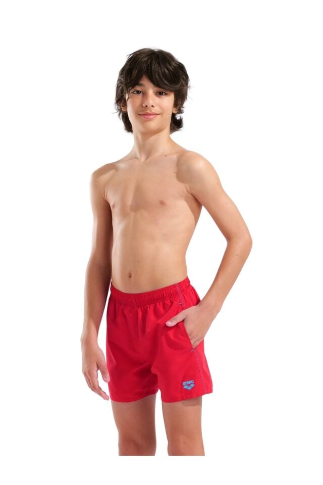 Arena Boy's Beach Boxer Solid R Erkek Çocuk Plaj Şort Kırmızı 006447482