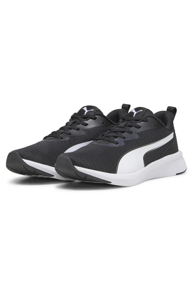 Puma Flyer Lite Black Black-White Erkek Günlük Sneaker Ayakkabı Siyah 37877401