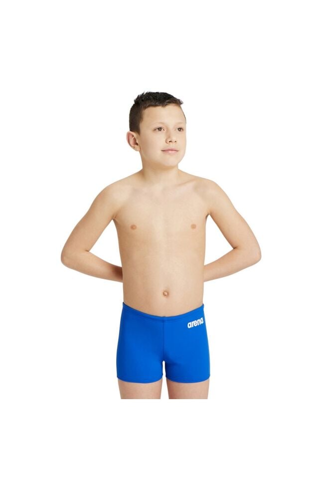 Arena Boy's Team Swim Short Solid Erkek Çocuk Yüzücü Şort Mavi 004777720