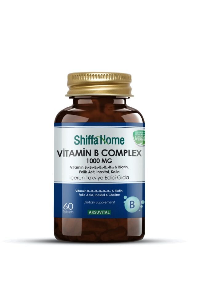 AksuVital Shiffa Home Vitamin B Complex 1000mg 60 Tablet
