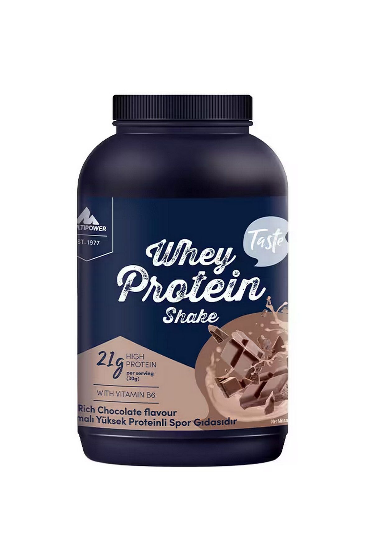 Multipower Whey Protein Shake Çikolata 900g 30 Servis