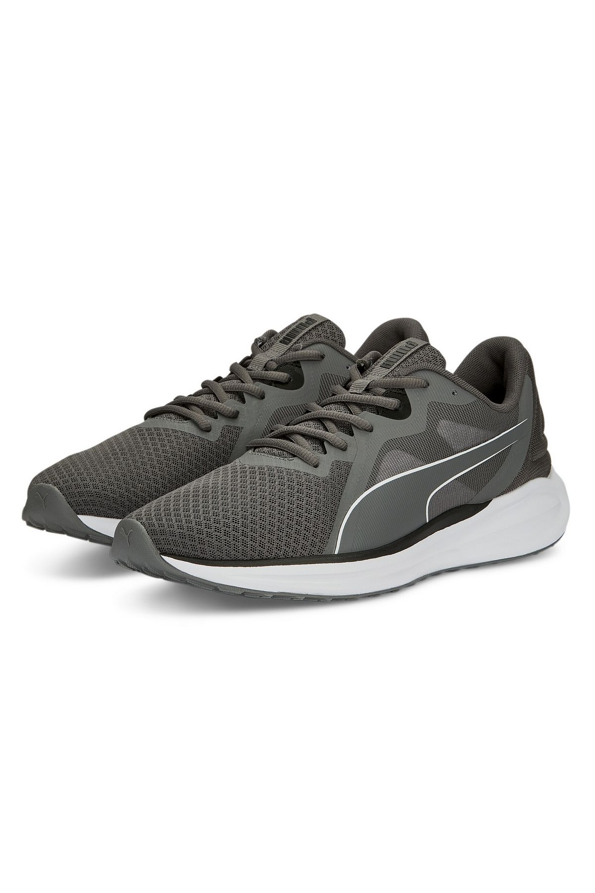 Puma Twitch Runner Fresh Cool Dark Gray Puma-Black Erkek Spor Ayakkabı Gri 37798108