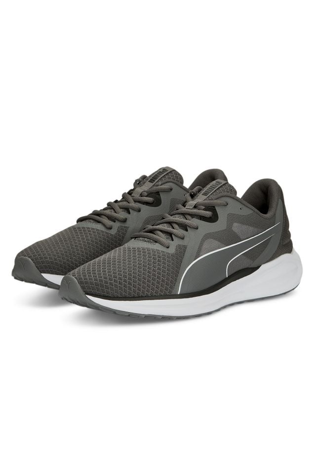 Puma Twitch Runner Fresh Cool Dark Gray Puma-Black Erkek Spor Ayakkabı Gri 37798108